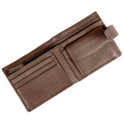 Portafoglio bifold Dents Aire Coin - marrone cioccolato