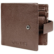 Portafoglio bifold Dents Aire Coin - marrone cioccolato
