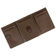Portafoglio porta carte a tre ante Dents Aire - marrone cioccolato
