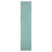 Sciarpa con frange Dents Boucle - Blu uovo d'anatra