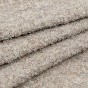 Sciarpa con frange Dents Boucle - Beige farina d'avena