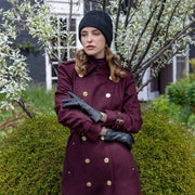 Cappello Beanie In Maglia A Trecce Dents - Nero