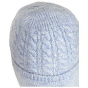 Cappello Beanie In Maglia A Trecce Dents - Blu Pallido