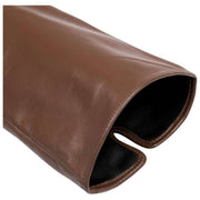 Guanti in pelle Dents Demi Long - Marrone Castagna