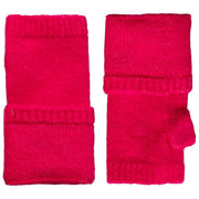 Scaldapolsi lavorati a maglia senza dita Dents - rosa fucsia