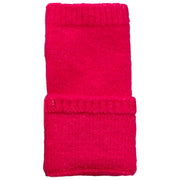 Scaldapolsi lavorati a maglia senza dita Dents - rosa fucsia