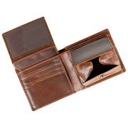 Portafoglio bifold Dents Itchen Coin - Marrone cognac