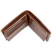 Portafoglio bifold Dents Itchen Coin - Marrone cognac