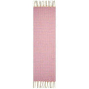 Dents Metallic Tassel Scarf - Pale Pink