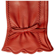 Guanti in pelle touchscreen Dents Mosie - Rosso bacca