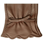 Guanti in pelle touchscreen Dents Mosie - Marrone castagna
