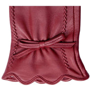 Guanti in pelle touchscreen Dents Mosie - Shiraz Bordeaux