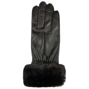 Guanti in pelle touchscreen Dents Nieve - neri