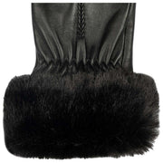 Guanti in pelle touchscreen Dents Nieve - neri