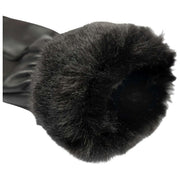 Guanti in pelle touchscreen Dents Nieve - neri