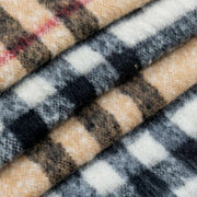 Sciarpa coperta a quadri scozzesi Dents - Toffee Beige/Nero