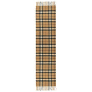 Sciarpa con nappe e quadri scozzesi Dents - Beige