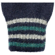 Guanti Dents Salcombe in maglia a coste - Blu scuro