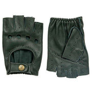 Dents Snetterton Fingerless Driving Gloves - Racing Green