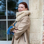 Snood in pile Dents Teddy - Beige naturale