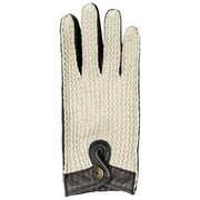 Guanti da guida in pelle Dents The Suited Racer Hatcher - neri