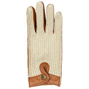 Guanti da guida in pelle Dents The Suited Racer Hatcher - Cognac Tan