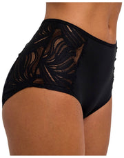 Slip a vita media Falke Delicate Touch - neri