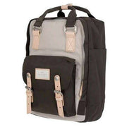 Doughnut Macaroon Backpack - Ivory Grey/Expresso Brown