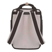 Doughnut Macaroon Backpack - Ivory Grey/Expresso Brown