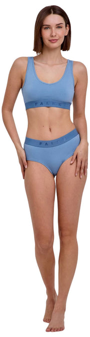 Slip a vita bassa Falke Daily Comfort, confezione da 2 - blu/beige