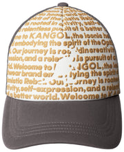 Cappello Trucker Kangol Fine Print - Grigio