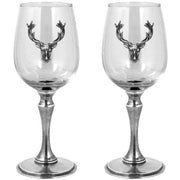 english-pewter-company-350ml-double-wine-glass-set---silverclear-34391599