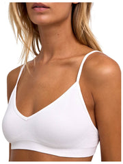Bralette bustier senza cuciture Falke Daily - bianco