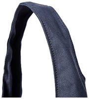 Borsa a tracolla grande in tela di cotone Roka Hoxton - Grigio antracite