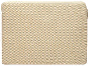 Custodia per laptop da 15 pollici Hindbag Ava Medium Weave - beige nudo