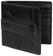 Portafoglio bifold Dents Itchen - nero