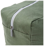 Borsa tote media in tela di cotone Roka Sloane - verde salice