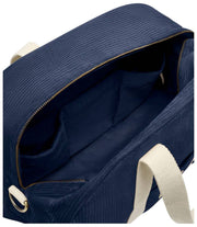 Borsa da bowling Hindbag Charlie - Velluto blu navy
