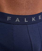 Boxer a gamba lunga Falke Daily Comfort, confezione da 2 - blu scuro/blu