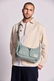 Borsa a tracolla multitasche Hindbag Emile - verde salvia