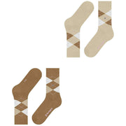 burlington-everyday-argyle-2-pack-socks---brown-sugar-beige-34597989