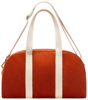 Borsa da bowling Hindbag Charlie - Velluto mattone arancione