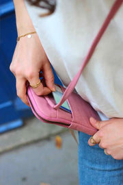 Borsa per telefono Hindbag Bill - rosa cipria