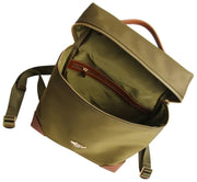 Zaino leggero Alice Wheeler London Shoreditch Primrose - verde oliva