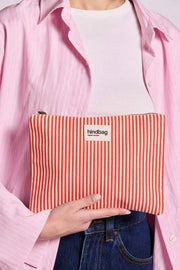 Marsupio Hindbag Ema medio con cerniera - strisce rosse
