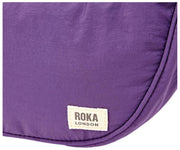 Borsa a tracolla Roka Farringdon Taslon - Viola uva gotica