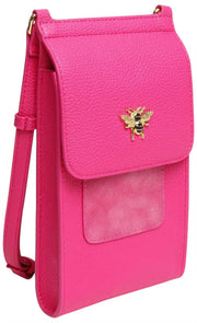 Borsa a tracolla Alice Wheeler London Mini Bloomsbury - Rosa acceso