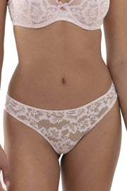 Mey Amazing String Lace Lace Thong - Blossom Nude