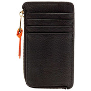 Porta carte Elie Beaumont Coin - Nero/Arancione