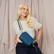 Borsa a tracolla Elie Beaumont - Blu Baltico